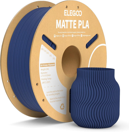 ELEGOO Filamento PLA mate azul marino 1KG